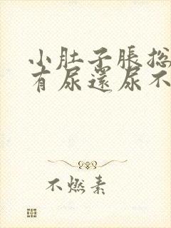 小肚子胀总感觉有尿还尿不出来多点