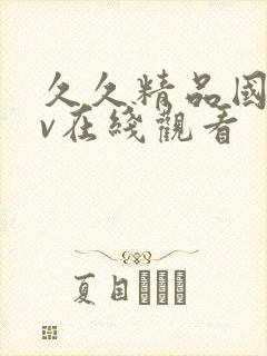 久久精品国产av在线观看