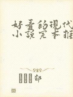 好看的现代完结小说完本推荐封面