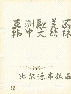 亚洲欧美国产日韩中文丝袜封面