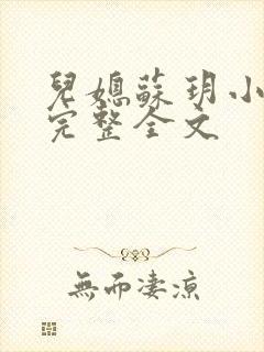 儿媳苏玥小说免完整全文封面