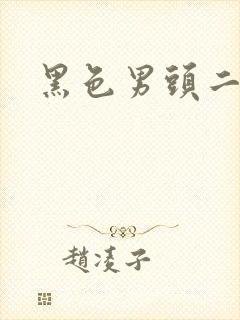 黑色男头二次元