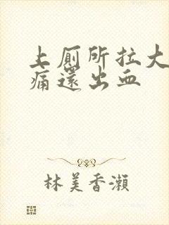 上厕所拉大便又痛还出血