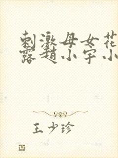 刺激母女花赵露露赵小宇小说阅读