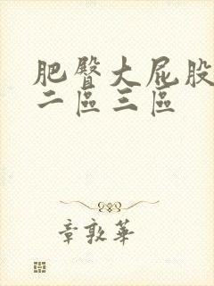 肥臀大屁股一区二区三区