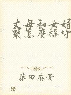 丈母和女婿的关系怎么称呼