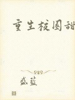 重生校园甜宠文封面