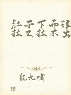 肚子下面很痛想拉又拉不出