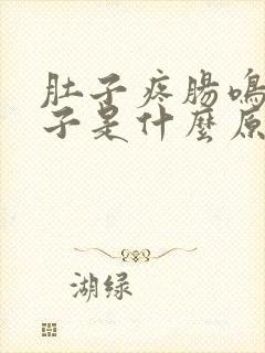 肚子疼肠鸣拉肚子是什么原因引起的