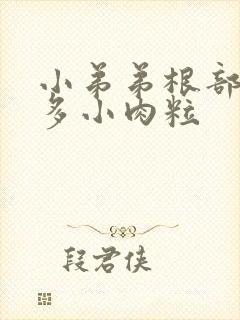 小弟弟根部有很多小肉粒