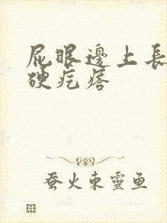 屁眼边上长了个硬疙瘩