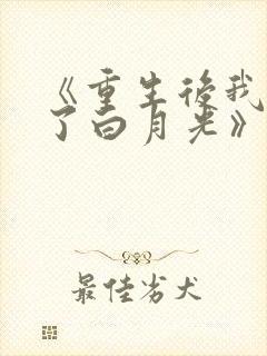 《重生后我顶替了白月光》封面