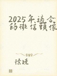 2025年适合的微信头像
