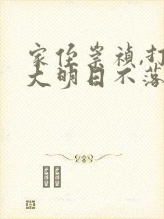 家侄崇祯,打造大明日不落免费阅读全文