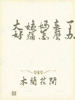 大姨妈来了肚子好痛怎么办缓解封面