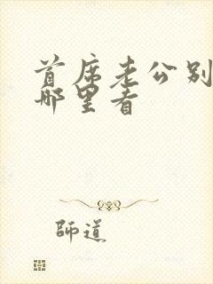 首席老公别惹我哪里看