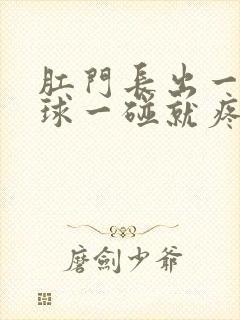 肛门长出一个肉球一碰就疼