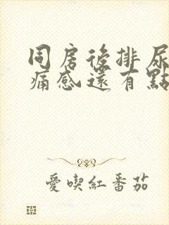 同房后排尿有刺痛感还有点血