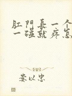 肛门长一个疙瘩一碰就疼怎么治疗