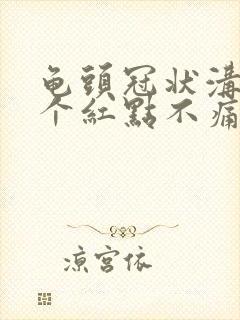 龟头冠状沟有一个红点不痛不痒封面