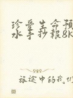 珍爱生命预防溺水手抄报8k