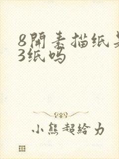 8开素描纸是a3纸吗