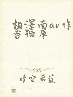 相泽南av作品番号库