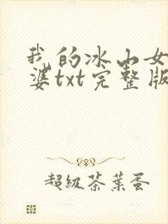 我的冰山女神老婆txt完整版