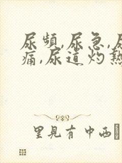 尿频,尿急,尿痛,尿道灼热感的情况吗