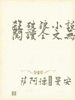 杀破狼小说免费阅读全文无删减笔趣阁