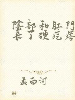 阴部和肛门中间长了硬疙瘩