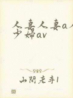 人妻人妻a人妻少妇av