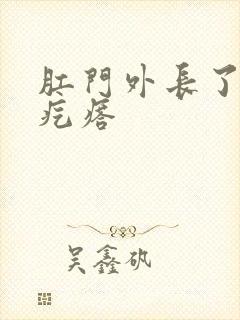 肛门外长了个硬疙瘩封面