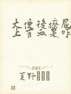 大便后擦屁股纸上有血是咋回事还疼