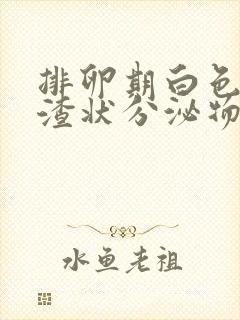 排卵期白色豆腐渣状分泌物