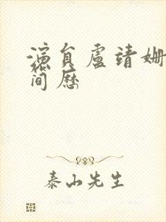 演员卢靖姗个人简历封面