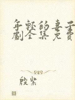 年轻的妻子电视剧全集免费观看高清