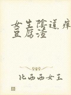 女生阴道痒白色豆腐渣封面