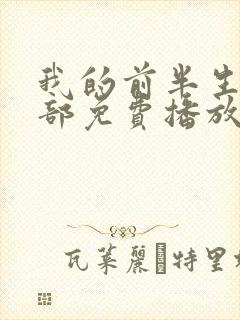 我的前半生第二部免费播放完整版封面