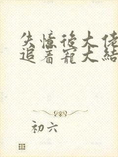 失忆后大佬前夫追着宠大结局