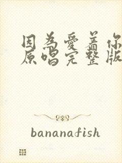 因为爱着你的爱原唱完整版