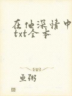 在他深情中陨落 txt全本
