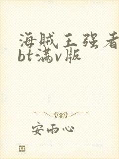 海贼王强者之路bt满v版