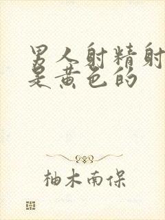 男人射精射出的是黄色的封面