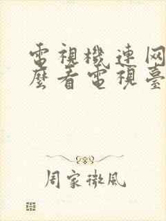 电视机连网络怎么看电视台节目