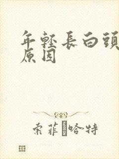 年轻长白头发的原因封面