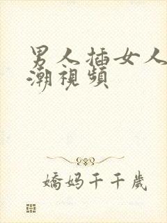 男人插女人的高潮视频