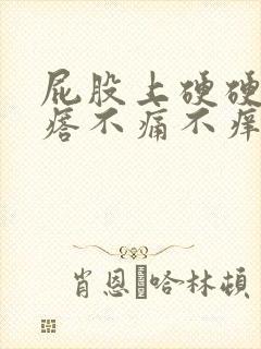 屁股上硬硬的疙瘩不痛不痒