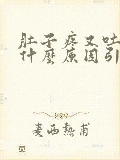 肚子疼又吐了是什么原因引起的封面