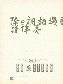 降e调相遇动态谱伴奏